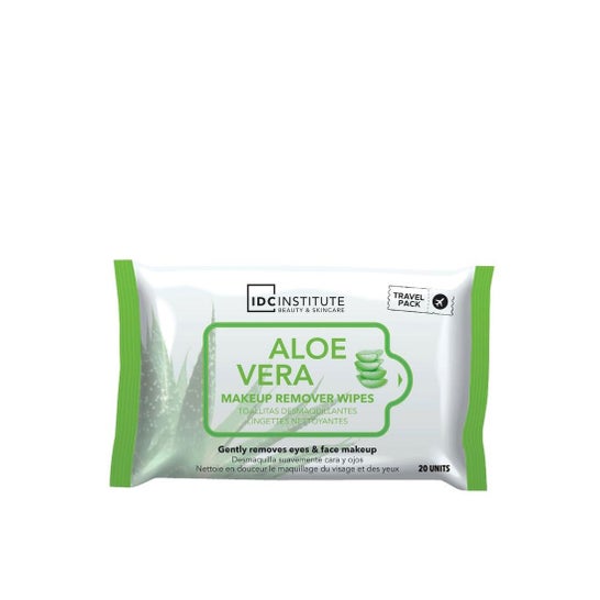 IDC Institute Toalhitas Desmaquilhantes Aloe Vera 20 unid.