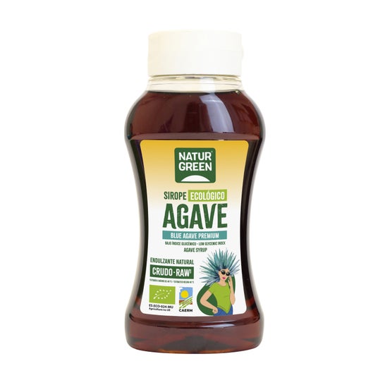 Calda orgânica Naturgreen de 500ml de agave cru Calda orgânica Naturgreen de 500ml de agave cru