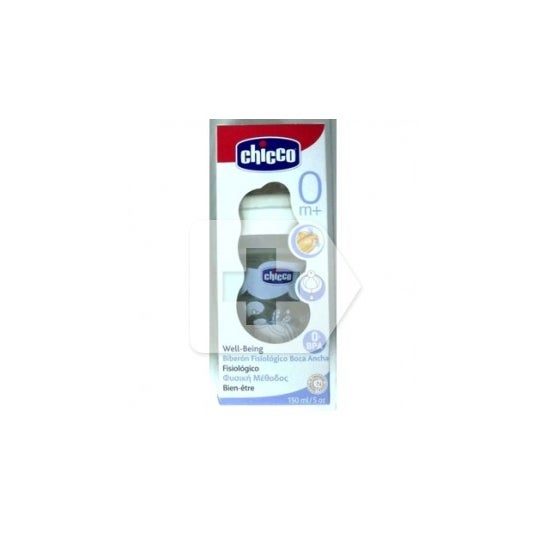 Chicco ™ frasco fisiológico tetina látex boca larga unissex fluxo normal 150ml 1ud