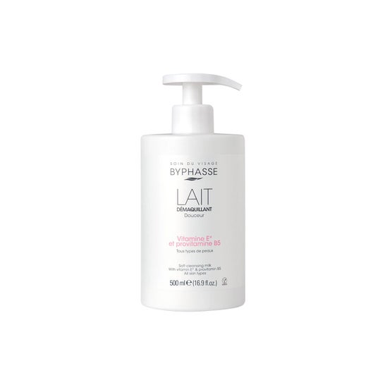 Byphasse Leite Desmaquilhante Todos os Tipos de Pele 500 ml