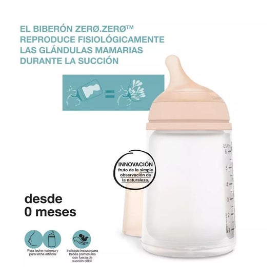 Suavinex Zero Zero Biberon Anticolico Silicona 1ud Suavinex Zero Zero Biberon Anticolico Silicona 1ud