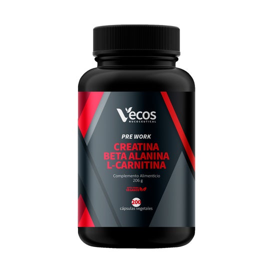 Vecos Nucoceutical Creatina Beta Alanina L Carnitina 200caps