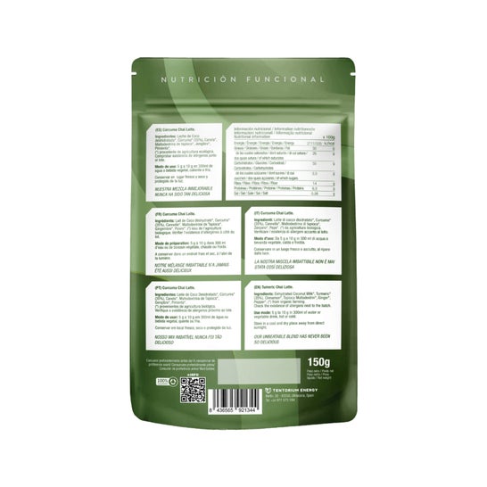 Sentimentos Energéticos Curcuma Latte Chai Eco 150g