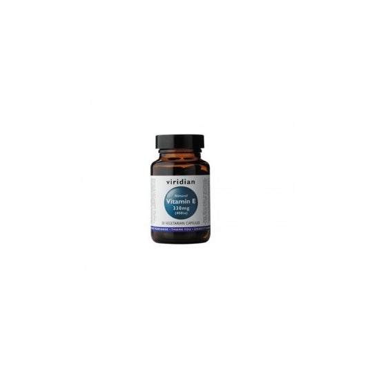 Vitamina E Viridian Natural 330mg 400 IU 30 cápsulas