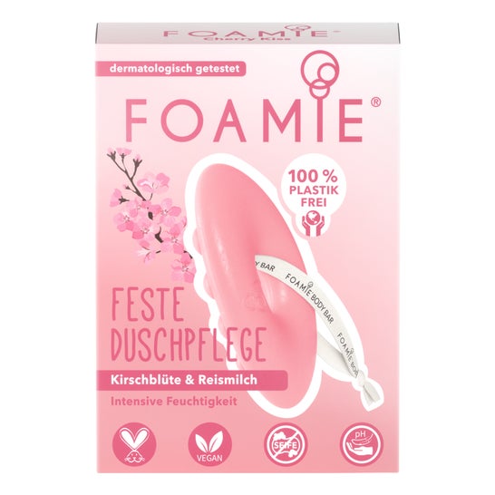 Foamie Limpiador Corporal Sólido Flor Cerezo 80g