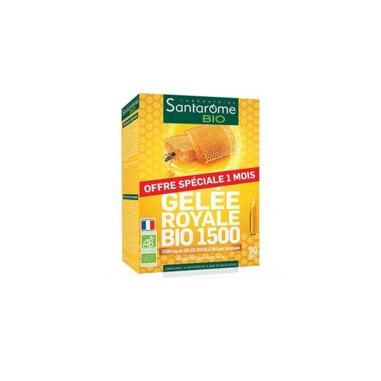 Santarome Gelee Royale Orgânico 30 Ampollas