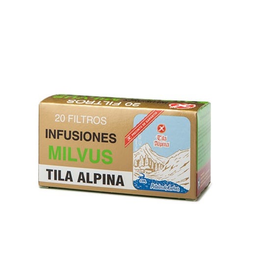 Milvus Tila Alpina Infusões 20 saquetas
