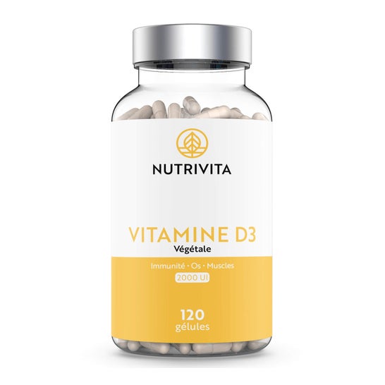 Nutrivita Vitamina D3 2000 UI 120 cápsulas