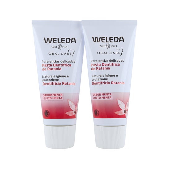 Creme Dental Weleda Ratanhia 2 X 75 Ml