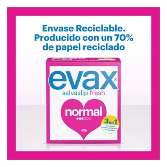 Salva Slip Evax 50uds normais Salva Slip Evax 50uds normais