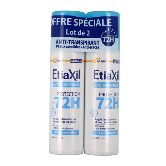 Etiaxil Desodorizante Antitranspirante Pele Sensível 2x150 ml