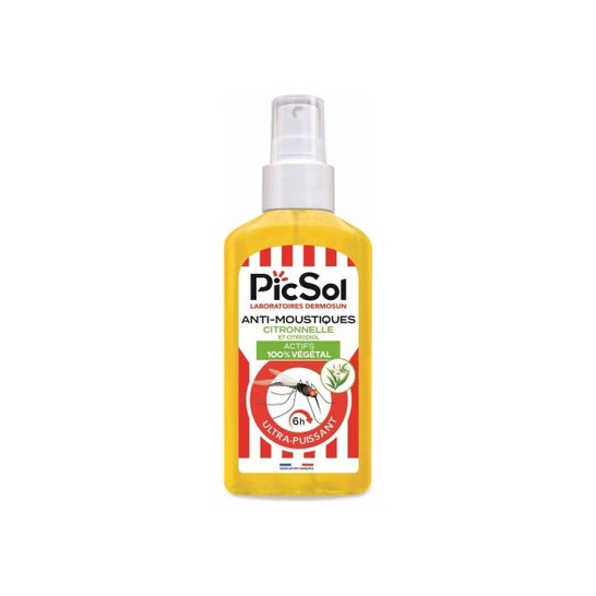 PicSol Repelente de Mosquitos Citronela e Citriodiol 125ml