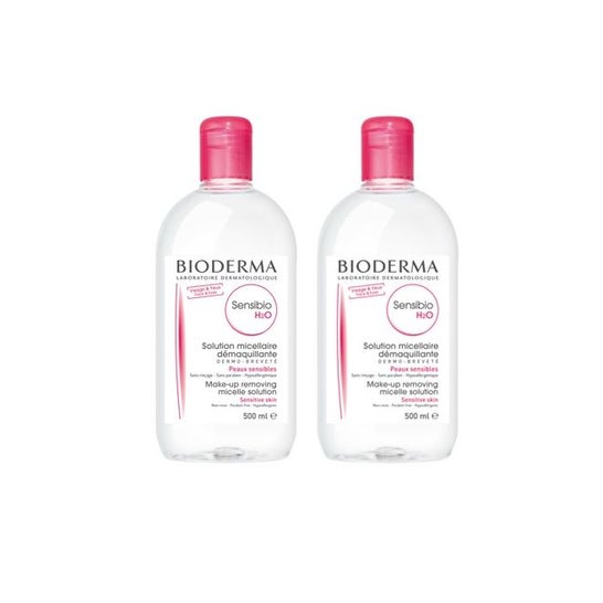 Bioderma Crealina Crealina H2O Sol Limpador Suavizante Sem Perfume 2x500 ml