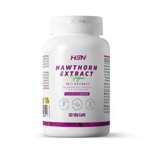 HSN Extracto de Espino Blanco 10:1 500mg 120vcaps