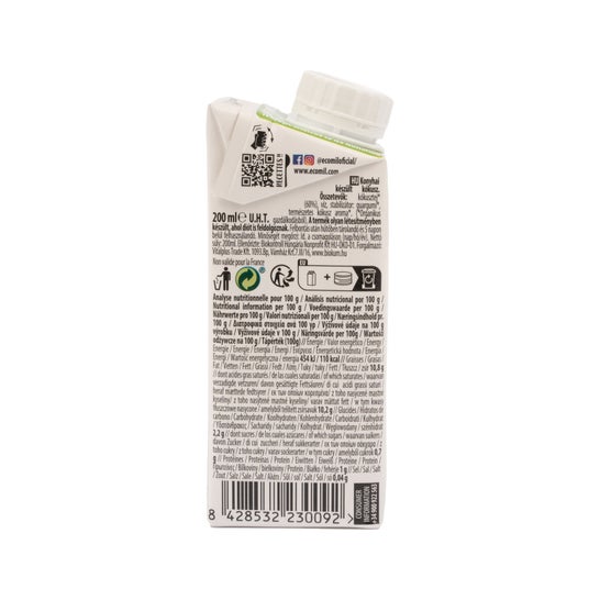 Creme De Coco Orgânico Ecomil Para Cozinhar 200 Ml