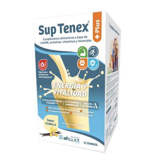 Wallax Sup Tenex Plus Baunilha 15x32g