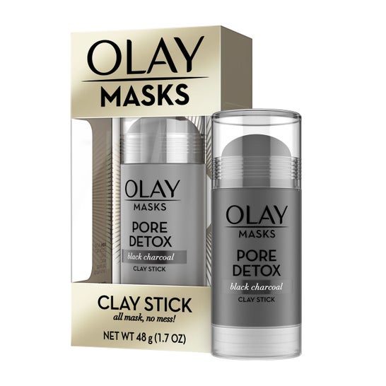 Máscaras Olay Stick Clay Pore Detox Black Charcoal 48 g