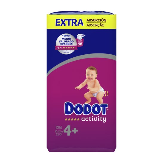 Nappies Dodot Activity T4 Extra 52pcs
