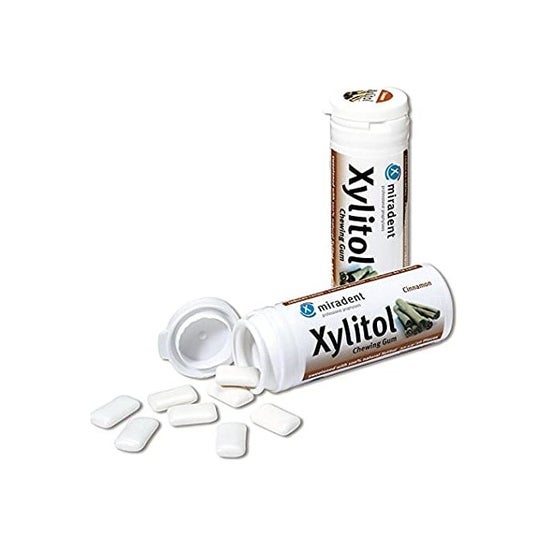 Goma de mascar Miradent Xylitol Canela 30g
