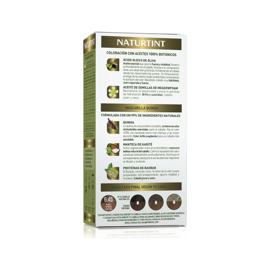 Corante Naturtint Dye 6.45 RuBio Dark Amber