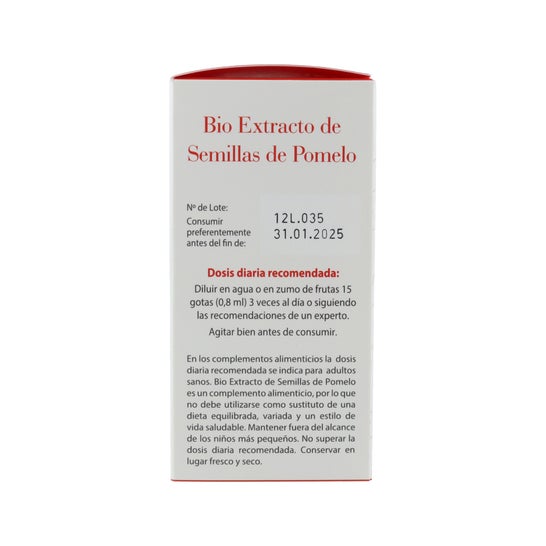 100% Natural Bio Extrato de Sementes de Grapefruit Orgânicas 50ml