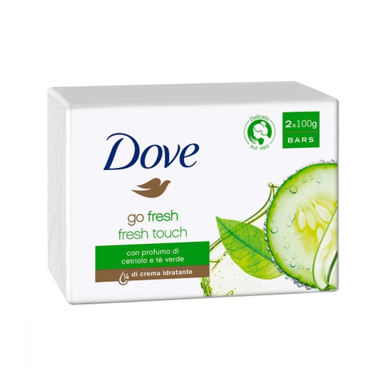 Dove Go Fresh Cucumber & Green Tea Cream Sabonete 2 X 100g
