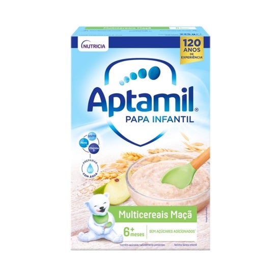 Aptamil Papa Infantil Multicereais Maçã +6m 225g