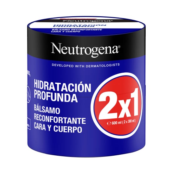 Neutrogena Deep Moisture Bálsamo Reconfortante Rosto e Corpo 2x300ml