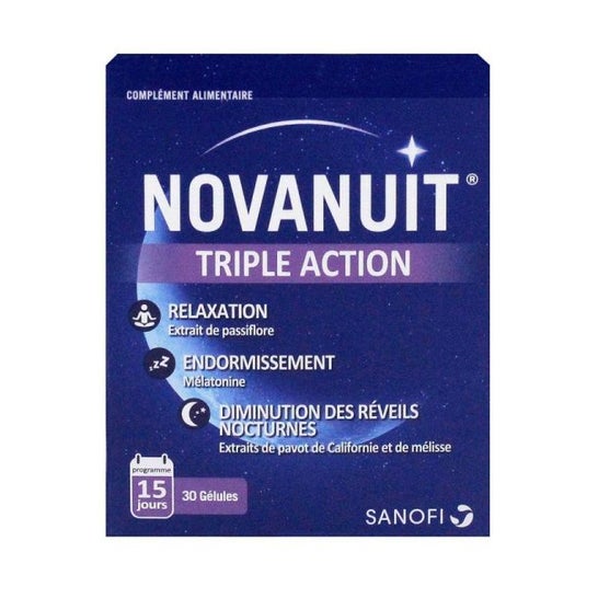 Sanofi Novanuit Triple Action 30 comprimidos