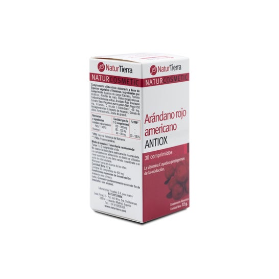 Comprimidos Naturtierra Cranberry Antiox 30