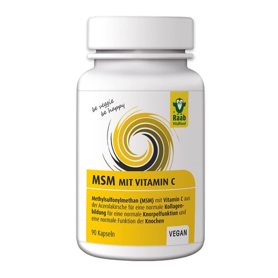 Raab Vitalfood Msm com Vitamina C 90caps