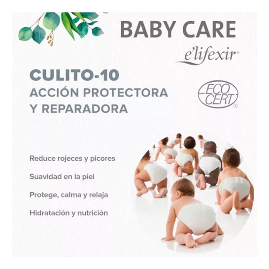 E'lifexir Baby Care Baby Boty Boty Boty 10 Creme Protector de Fraldas 75ml E'lifexir Baby Care Baby Boty Boty Boty 10 Creme Protector de Fraldas 75ml