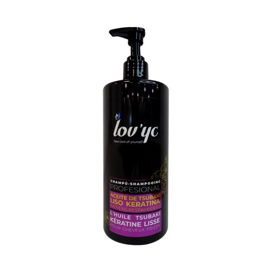 Lov'yc Aceite de Tsubaki Liso Keratina Anti-Encrespamiento Shampoo 750ml