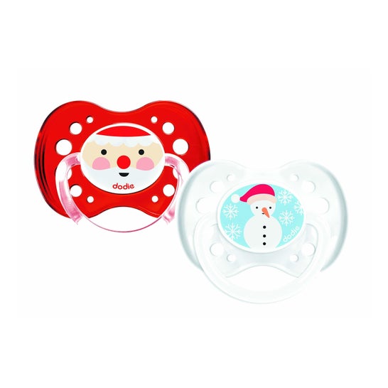Dodie Duo Pacifier Anat Silic +18Month Noîl B/2