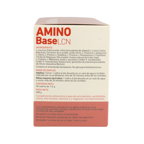 LCN Amino Base Baga Vermelha Sabor 30 saquetas