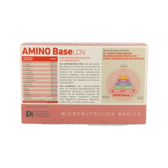 LCN Amino Base Baga Vermelha Sabor 30 saquetas
