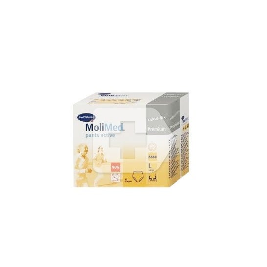 Calças MoliMed Active tamanho grande 10uds