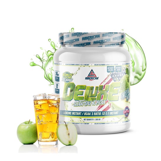 American Suplement Bcaa's Glutamina Deluxe Apple 300g