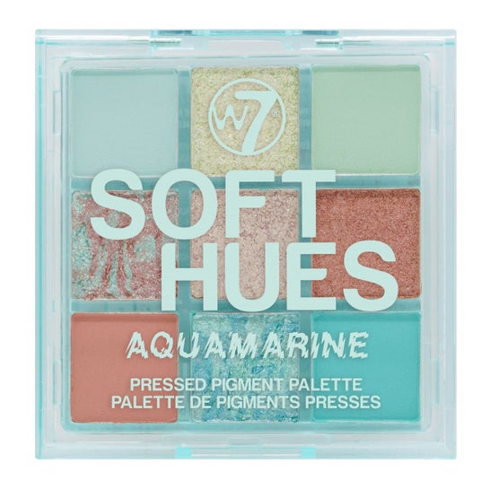 W7 Soft Hues Paleta Aquamarine 8,1g