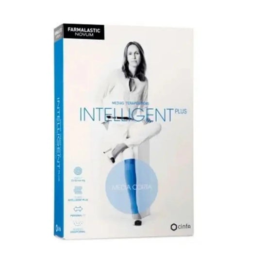 Farmalastic Novum Media Corta Intelligent Plus Compresion Normal T-2 Farmalastic Novum Media Corta Intelligent Plus Compresion Normal T-2