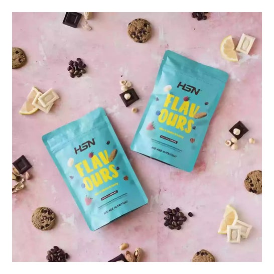 HSN Saborizante en Polvo para Proteínas Lácteas Chocolate Blanco 200g