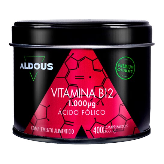 Aldous Vitamina B12 com Ácido Fólico 400comp