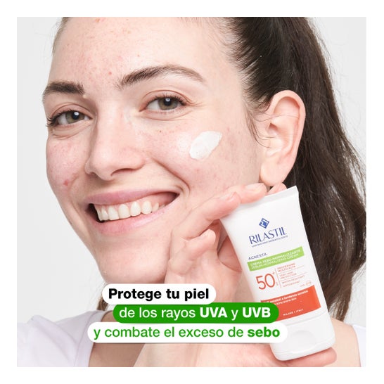 Rilastil Acnestil Spf50+ Crema 40ml