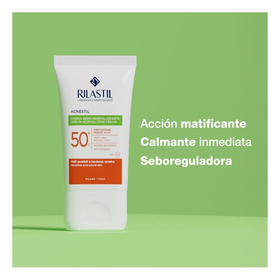 Rilastil Acnestil Spf50+ Crema 40ml