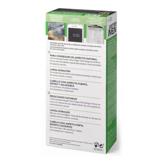 Just For Men Colorante em Gel Preto 30ml Just For Men Colorante em Gel Preto 30ml