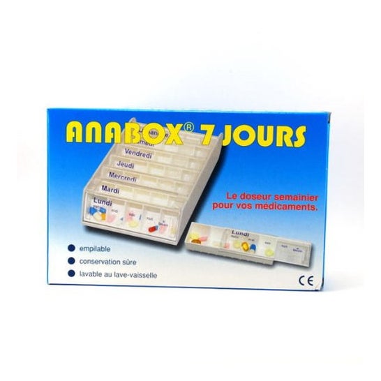 Anabox Weekly Pillly Box Branco
