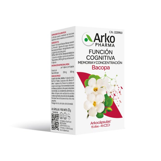 Arkopharma Arkocápsulas Bacopa 45caps