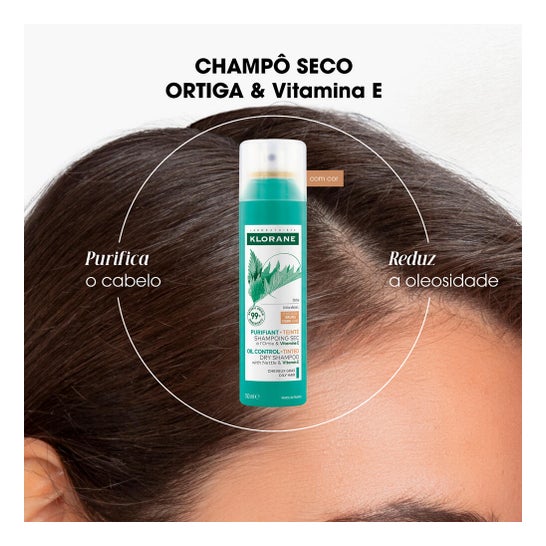 Klorane Dry Shampoo Exto Nettle Exto Brown Chestnut Shampoo 150ml