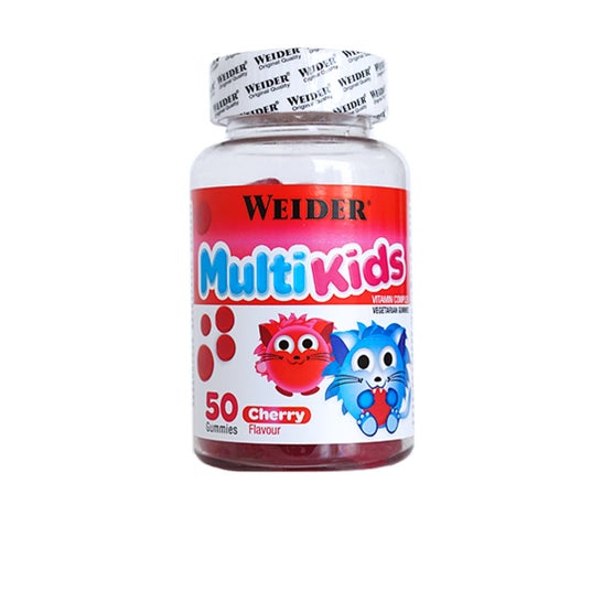 Weider Multi Kids Up Cherry Gummy 50 peças