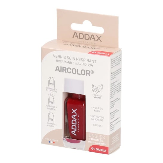 Addax Aircolor Verniz de Tratamento Respirável Dahlia 11 ml